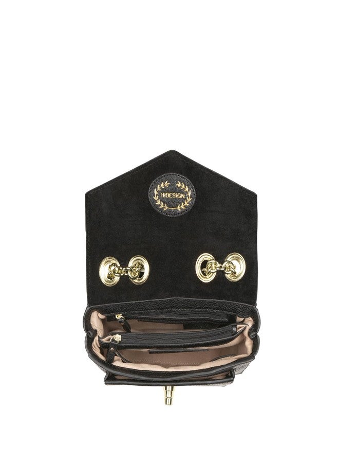 هاي ديزاين حقيبة كتف نسائية سوداء من الجلد الطبيعي من هايدساين ستيرلينغ 01 - Image 3